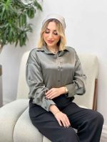 شومیز ساتن سلین کد 4380 - تصویر 35