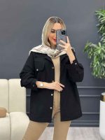 مانتو لینن چهار جیب کد 4426 - تصویر 7