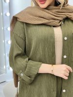 ست مانتو و شلوار تک جیب کد 4338 - تصویر 10