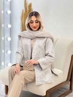 مانتو لمه مغزی دوزی کد 4342 - تصویر 3