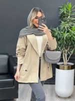 مانتو لینن سرشانه ژیله کد 4343 - تصویر 12