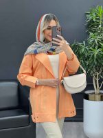 مانتو لینن پایین پاگن کد 4288 - تصویر 2
