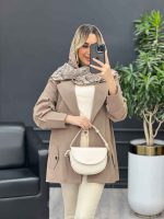 مانتو لینن سرشانه ژیله کد 4343 - تصویر 9