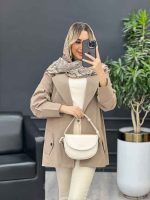 مانتو لینن سرشانه ژیله کد 4453 - تصویر 10