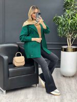 مانتو لینن پایین پاگن کد 4288 - تصویر 3