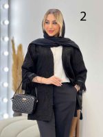 مانتو فکورا آستین پر کد 4311 - تصویر 3