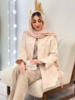 مانتو ژاکارد آستین لاله ای کد 4331 - تصویر 15