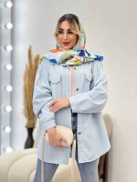 مانتو کتان رنگی دو جیب کد 4374 - تصویر 17