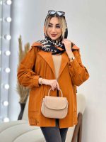 مانتو لینن دو جیب پایین پاگن کد 4371 - تصویر 17