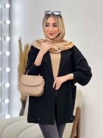 مانتو لینن دو جیب پایین پاگن کد 4371 - تصویر 6