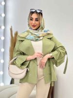 مانتو لینن آستین سگک کد 4360 - تصویر 3