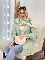 مانتو لینن دو جیب پایین پاگن کد 4371 - تصویر 22
