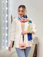 مانتو مازراتی آستین پاگن کد 4334 - تصویر 3