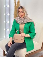 مانتو مازراتی آستین پاگن کد 4334 - تصویر 13