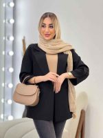 مانتو مازراتی آستین پاگن کد 4334 - تصویر 9