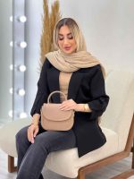 مانتو مازراتی آستین پاگن کد 4334 - تصویر 6