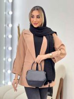 مانتو مازراتی آستین پاگن کد 4334 - تصویر 7