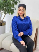 شومیز ساتن سلین کد 4380 - تصویر 34