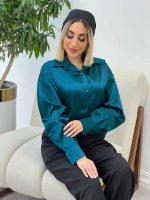 شومیز ساتن سلین کد 4380 - تصویر 31