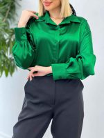 شومیز ساتن سلین کد 4380 - تصویر 30