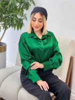شومیز ساتن سلین کد 4380 - تصویر 38