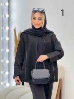 مانتو ترکیبی لمه کد 4312 - تصویر 7