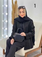 مانتو ترکیبی لمه کد 4312 - تصویر 3