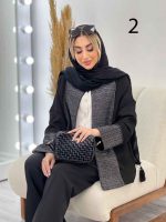 مانتو ترکیبی لمه کد 4312 - تصویر 4