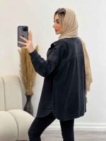 مانتو جین دو جیب کد 4375 - تصویر 11