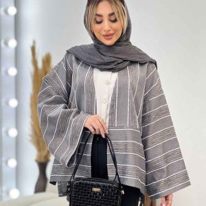 مانتو لمه دوخت دار کد 4351