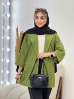 مانتو جیب نما آستین دوبل کد 4329 - تصویر 15
