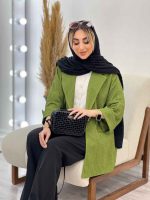 مانتو جیب نما آستین دوبل کد 4329 - تصویر 10