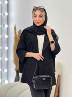 مانتو جیب نما آستین دوبل کد 4329 - تصویر 4
