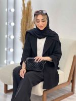 مانتو جیب نما آستین دوبل کد 4329 - تصویر 7