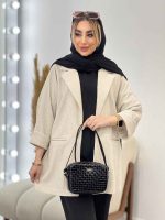 مانتو جیب نما آستین دوبل کد 4329 - تصویر 12