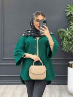 مانتو لینن جیب دکمه کد 4510 - تصویر 6