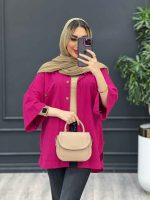 مانتو لینن جیب دکمه کد 4382 - تصویر 20