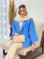 مانتو پانچ دو دکمه کد 4362 - تصویر 23