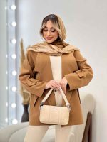مانتو مازراتی دو جیب نما کد 4383 - تصویر 8