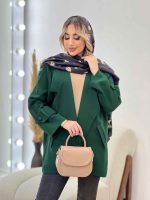مانتو مازراتی دو جیب نما کد 4383 - تصویر 13