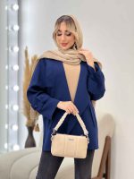 مانتو مازراتی دو جیب نما کد 4383 - تصویر 19