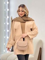 مانتو مازراتی دو جیب نما کد 4383 - تصویر 12