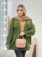 مانتو مازراتی دو جیب نما کد 4383 - تصویر 10