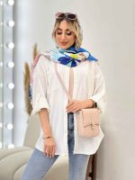 شومیز کراش آستین بند دار کد 4480 - تصویر 6