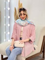 شومیز کراش آستین بند دار کد 4532 - تصویر 46