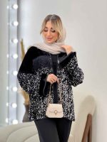 مانتو پولک دوزی ریش دار کد 4403 - تصویر 10