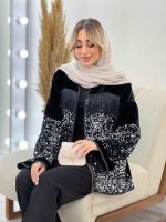 مانتو پولک دوزی ریش دار کد 4403 - تصویر 12