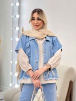 جین دو تکه دو جیب کد 4399 - تصویر 8