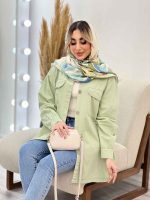 مانتو پشت پیله دو جیب کد 4406 - تصویر 16