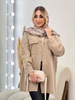 مانتو پشت پیله دو جیب کد 4406 - تصویر 22